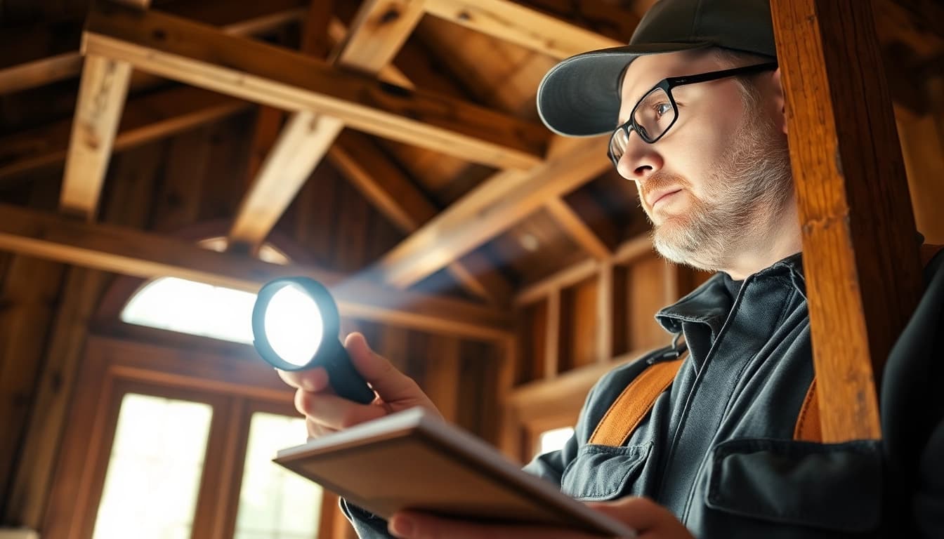 Performing a wood destroying insect inspection for effective pest control solutions.