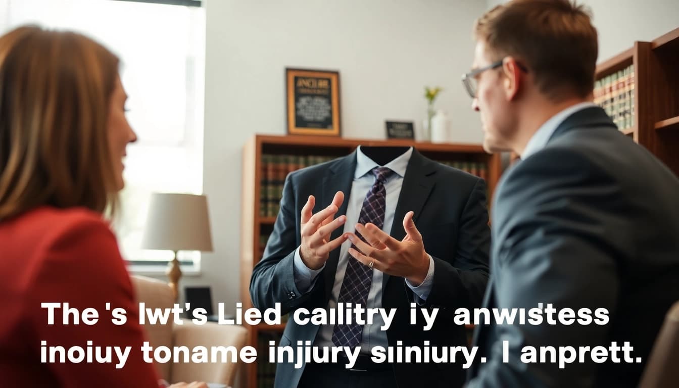 Consulting with an experienced Orlando Injury Lawyer in a professional office space.