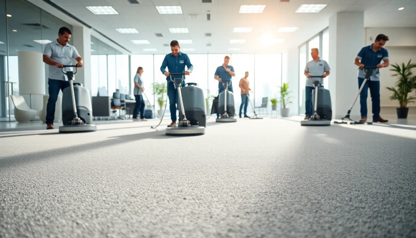 Efficient commercial carpet cleaners showcasing advanced technology for sparkling clean carpets.