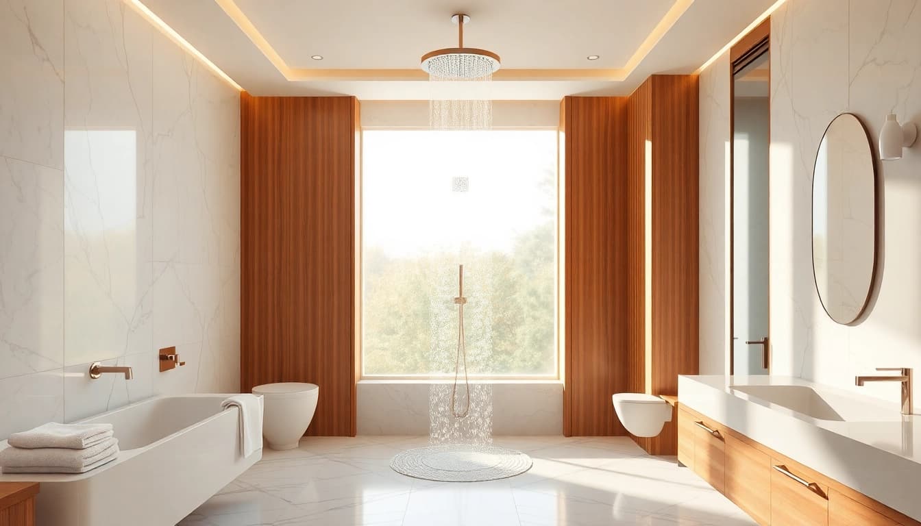Transform your space with elegant showers au that feature modern design and luxury elements.