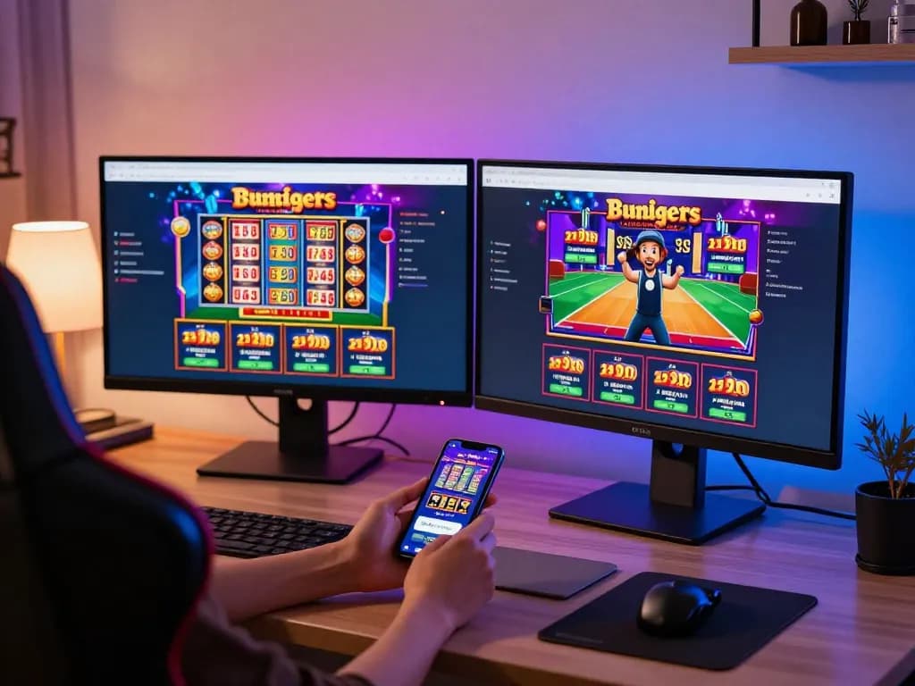 Engaging online gambling experience on wraungtoto platform with colorful gaming display and user excitement.