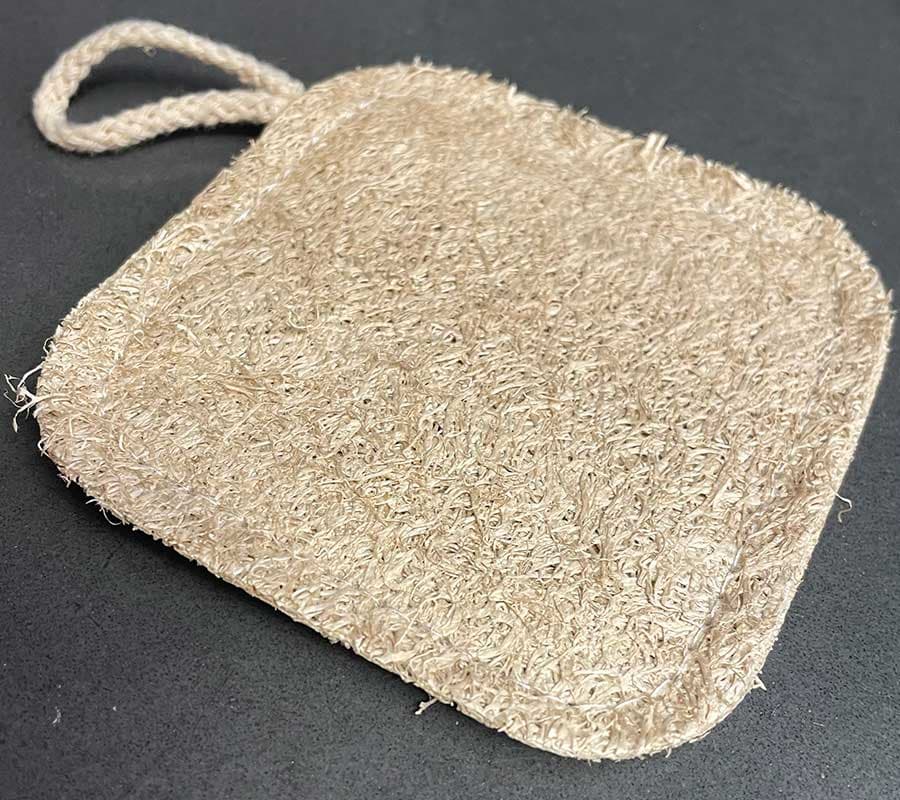 Kitchen Loofah Scrubber with Egyptian Loofah Fibers