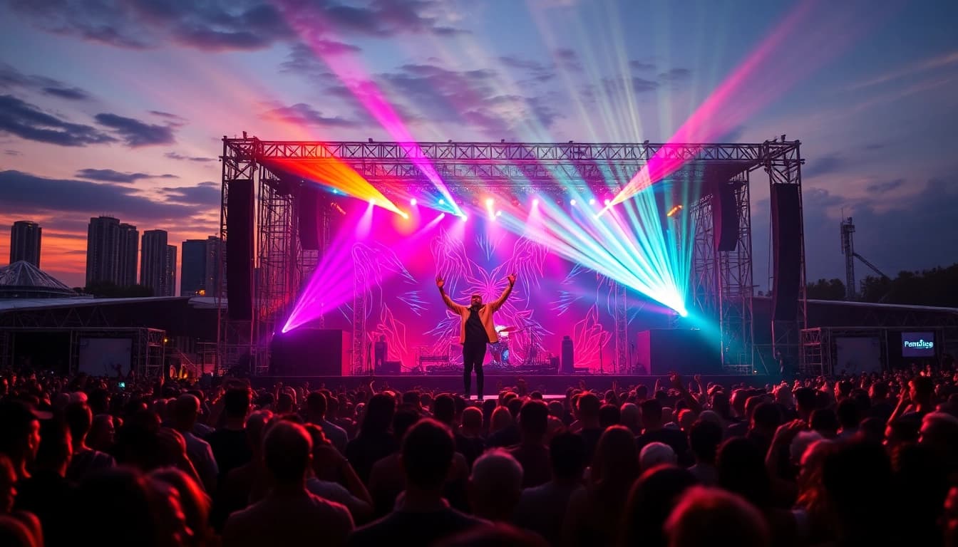 Experience the vibrant energy of Kora Live performances in a lively concert setting.