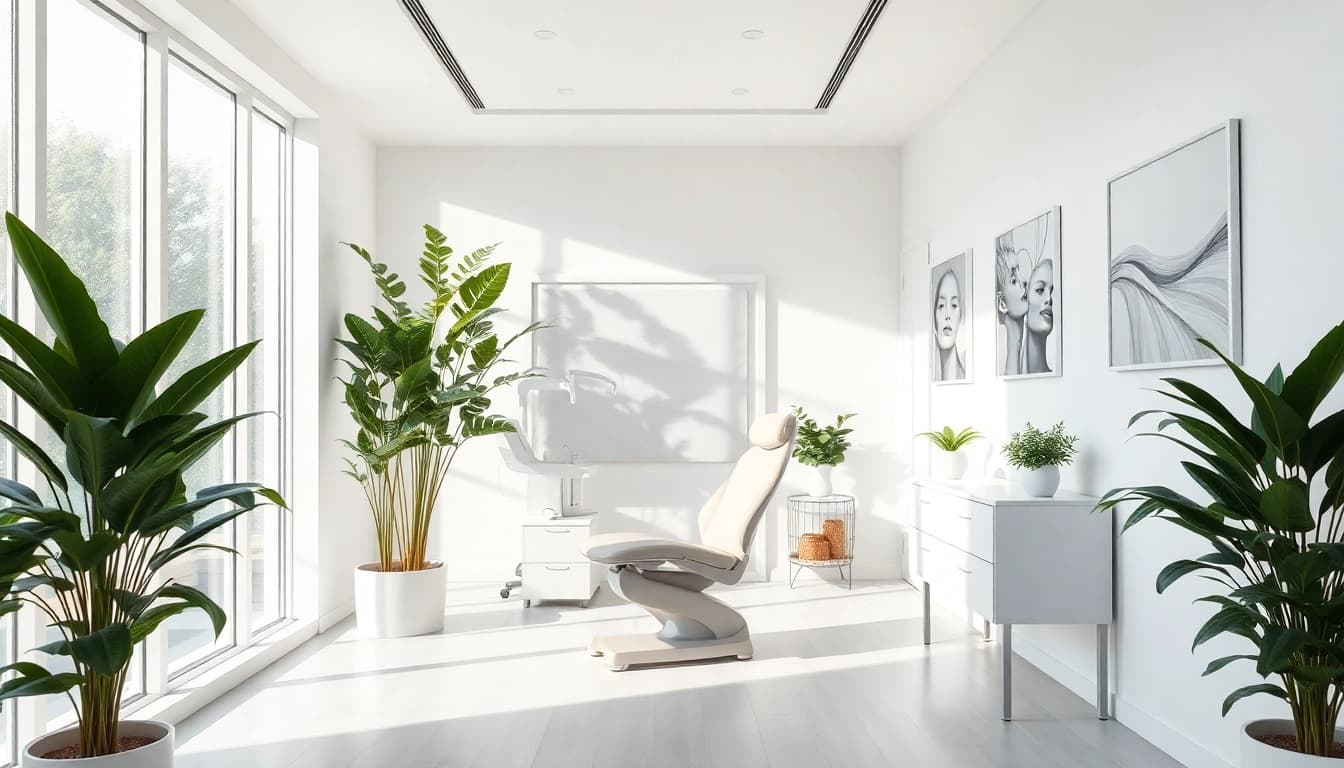 Kirkegaard Aesthetics stylish consultation area with calming decor and modern aesthetics.