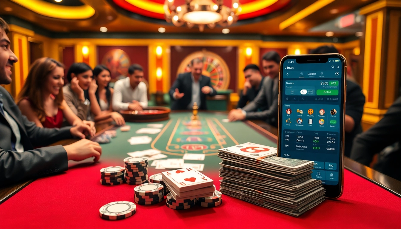 Engaging players at a luxurious casino table with Link Vào Loto188 featured prominently.