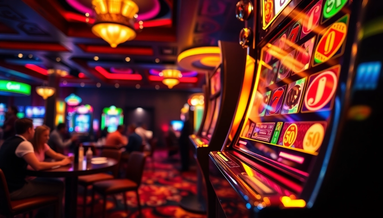 Menangkan jackpot di slot machine fixplay666 yang bersinar di kasino mewah.