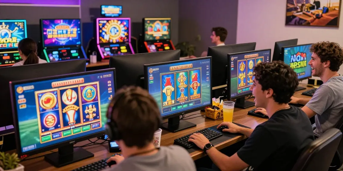 Exciting online slot gaming environment with diverse players engaging in a live chat.