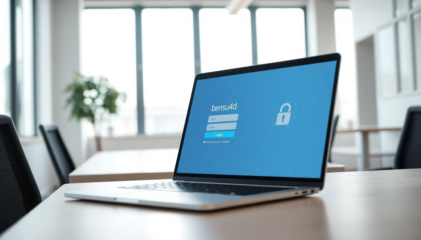 Login menggunakan bensu4d login dengan antarmuka yang modern dan aman di laptop.