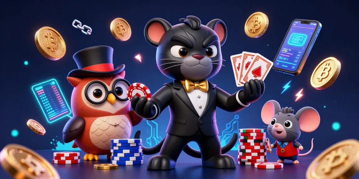 Engaging in thrilling card battles at phimmoi casino with a stylish panther dealer and charming characters.