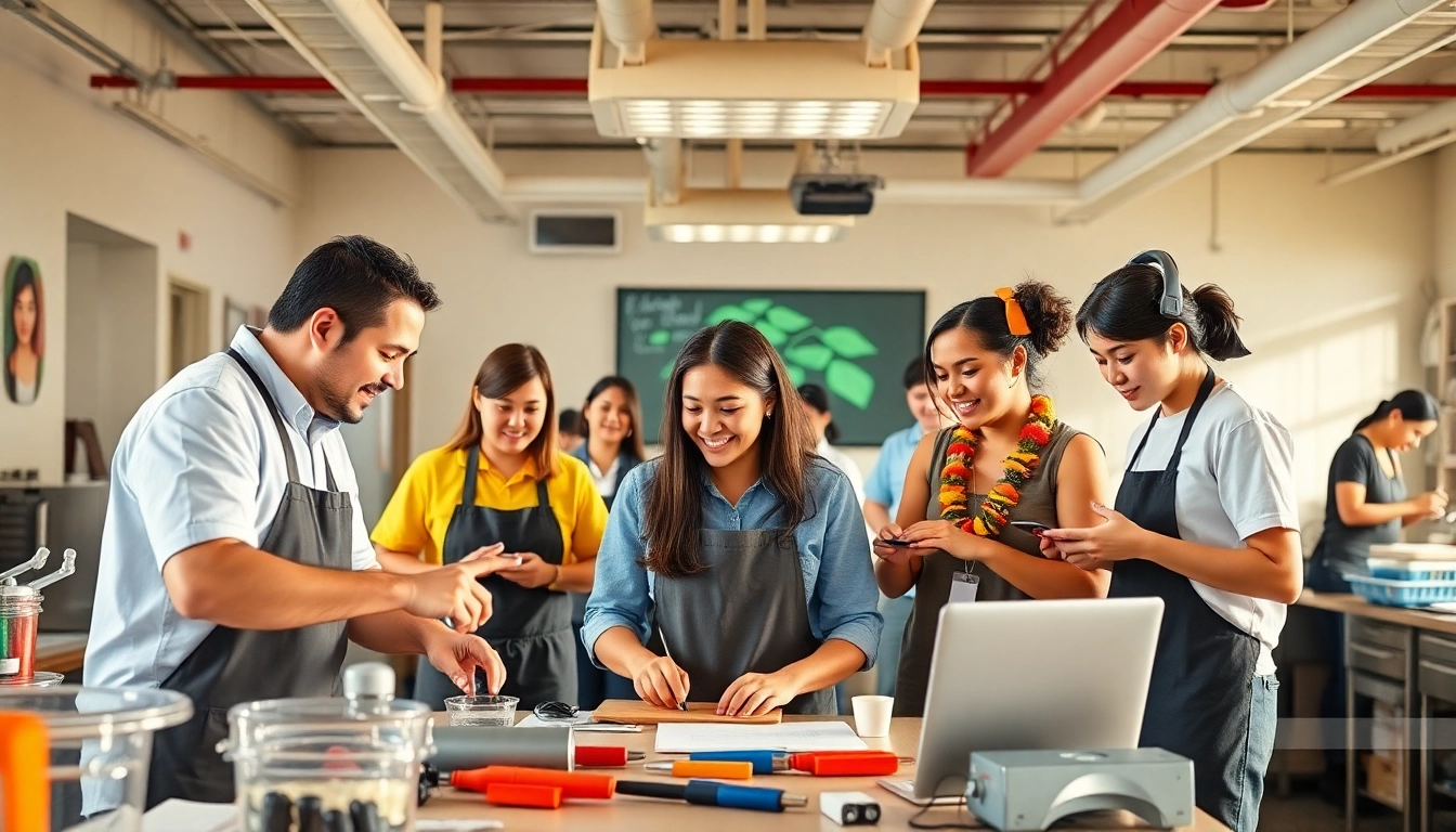 Learn hands-on skills at trade schools in Hawaii with diverse experiences.