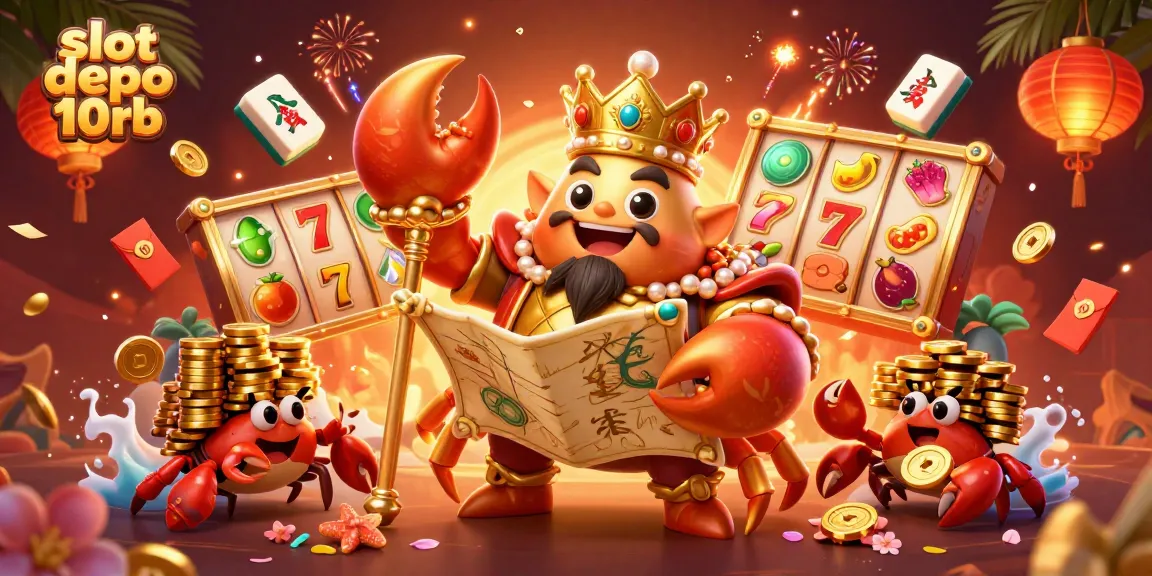 Play exciting slot games like slot depo 10rb with vibrant treasures and energetic scene.