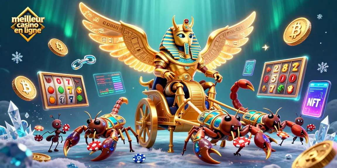 Jouez et gagnez au meilleur casino en ligne avec cette illustration captivante !