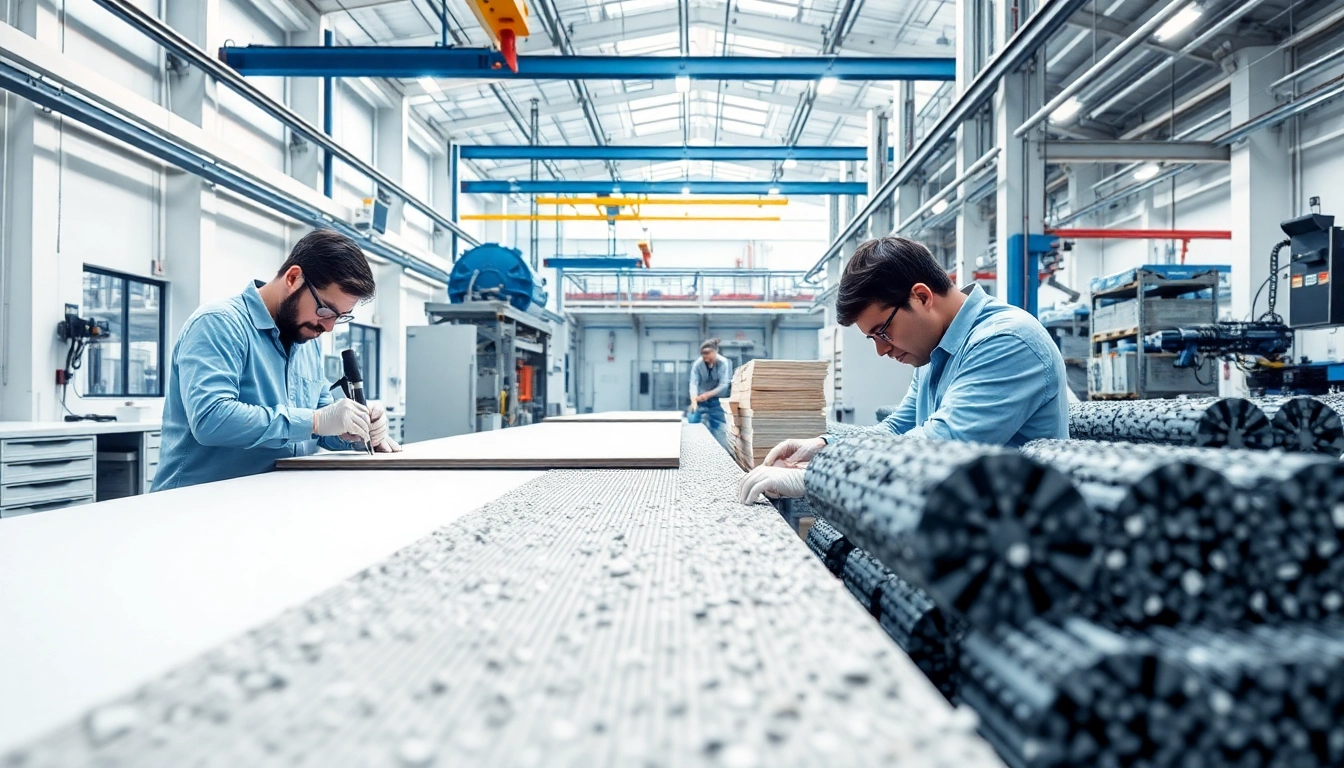 GRP Manufacturer showcasing advanced composites in a professional manufacturing facility.