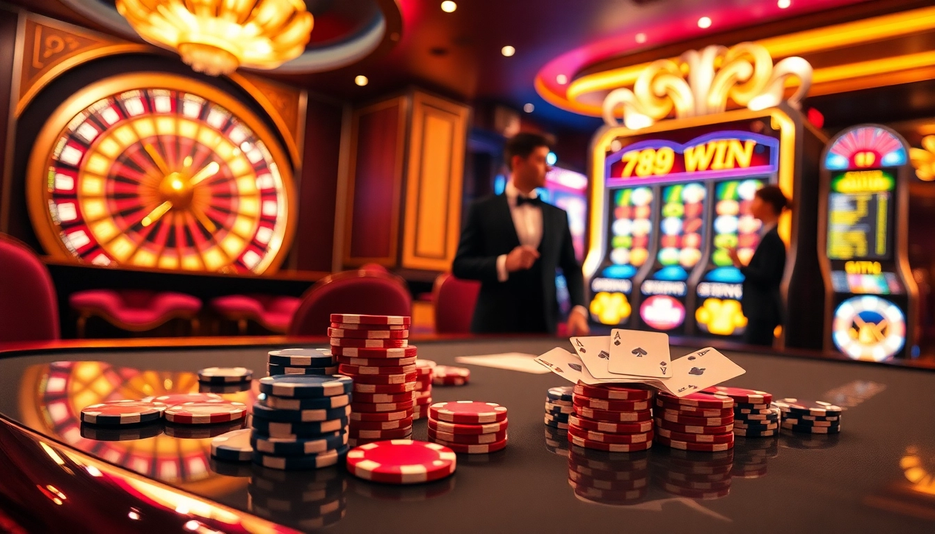 Experience the thrill of winning at the 789 win casino with vibrant tables and exciting gameplay.