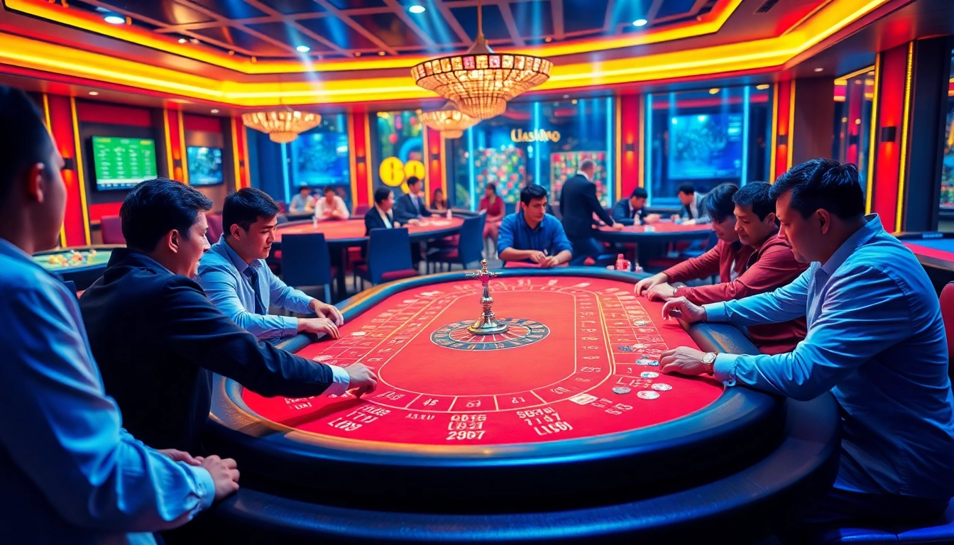 Experience the thrill of online gaming at https://lucky88sss.com/ with lively poker and roulette action.