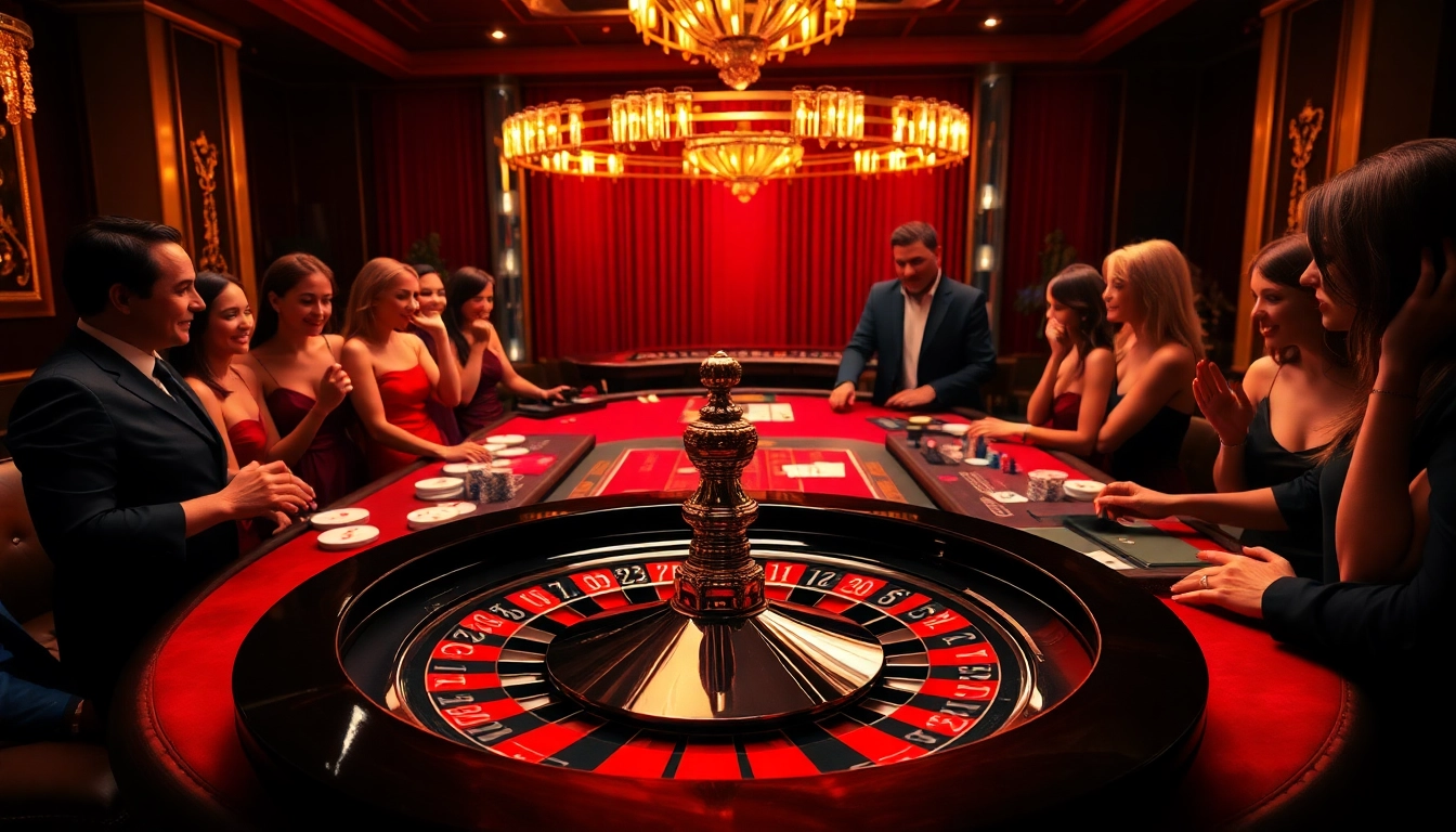 Experience the thrill of betting with 12bet at an upscale casino table featuring cards and roulette.