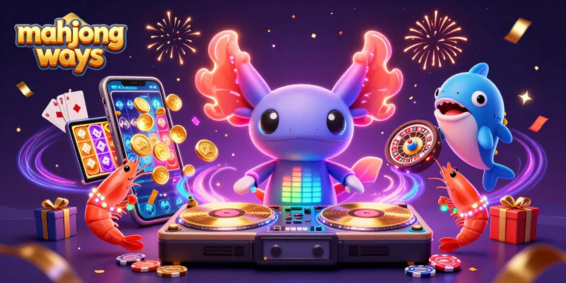 Play Mahjong Ways to spin reels and win profits among vibrant casino characters and exciting game elements.