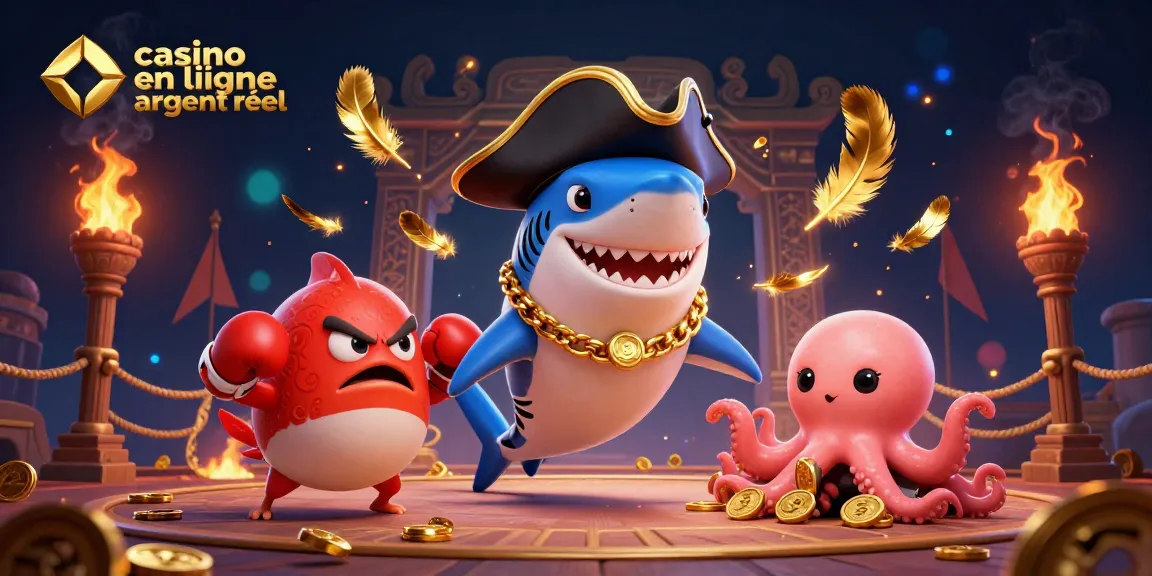 Faites fortune avec le casino en ligne argent réel dans cette scène animée de pirates.