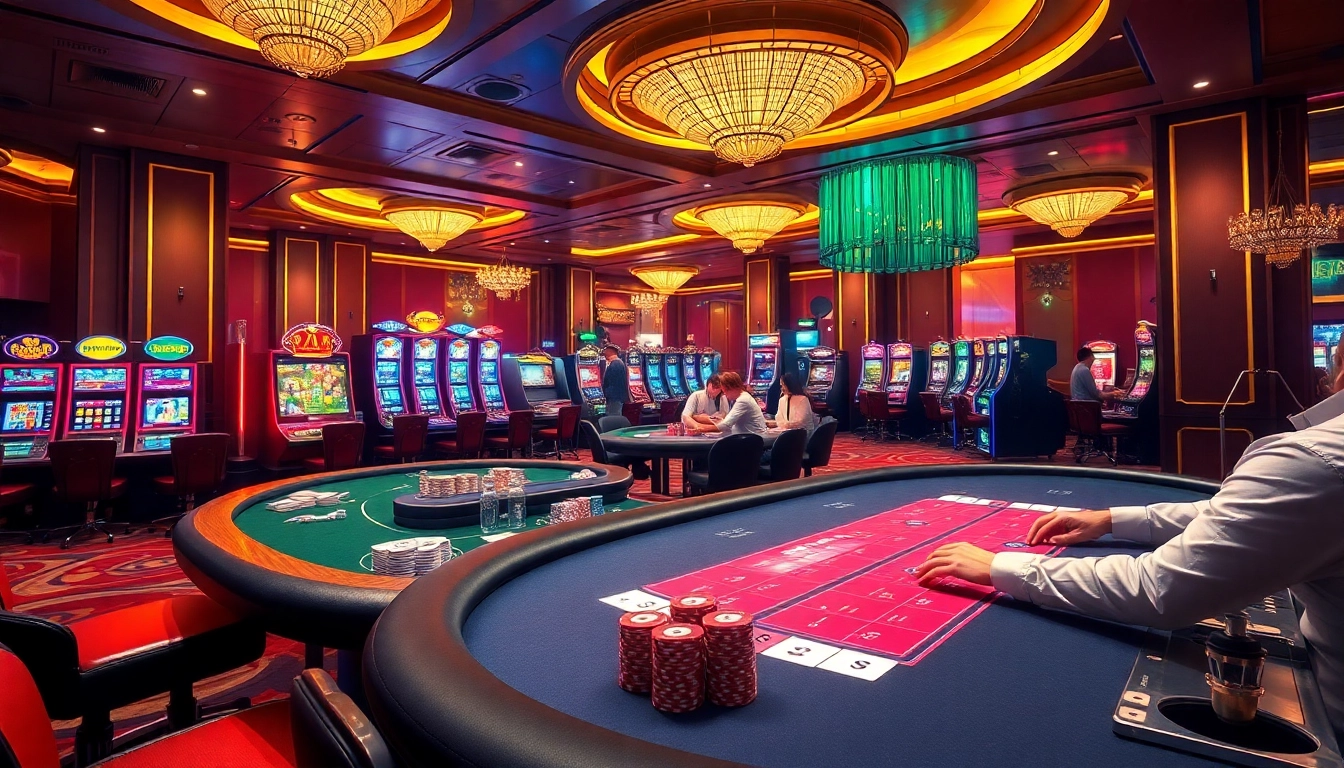 Babu88 features exciting casino games with vibrant tables and engaging players.