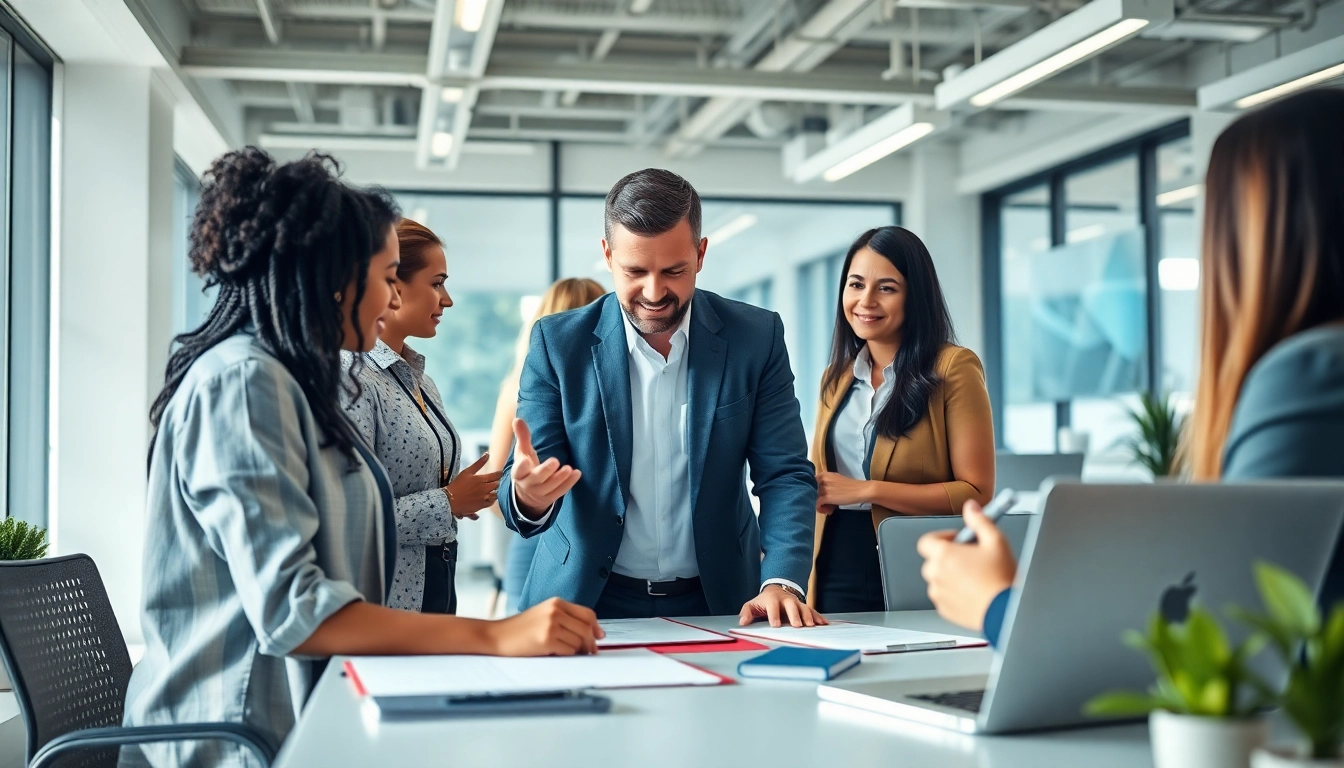 Engage with an enterprise assistant in a collaborative office environment.