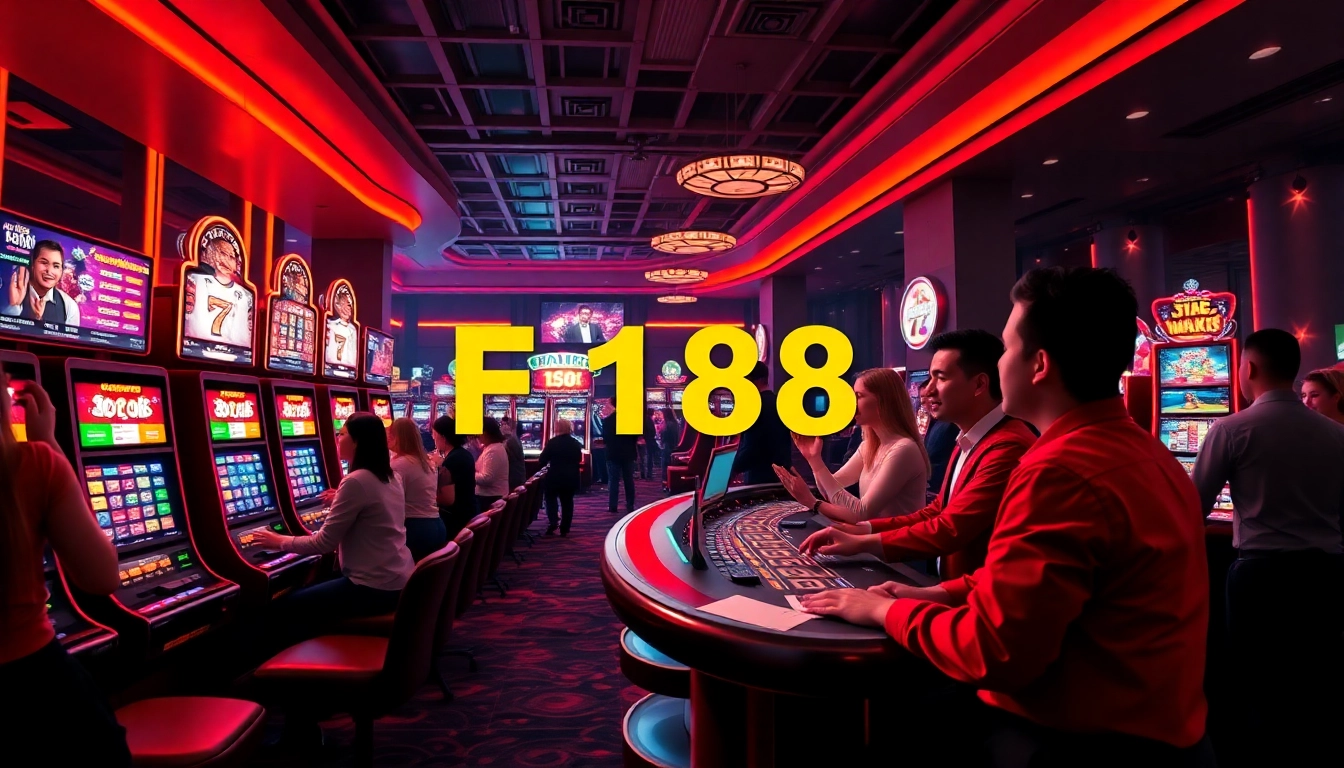 Engaging scene highlighting เจ้ามือรับแทง F168 with players enjoying dynamic casino games.