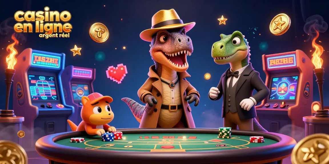 Utilisez vos compétences de jeu dans le casino en ligne argent réel tout en surveillant les voleurs.