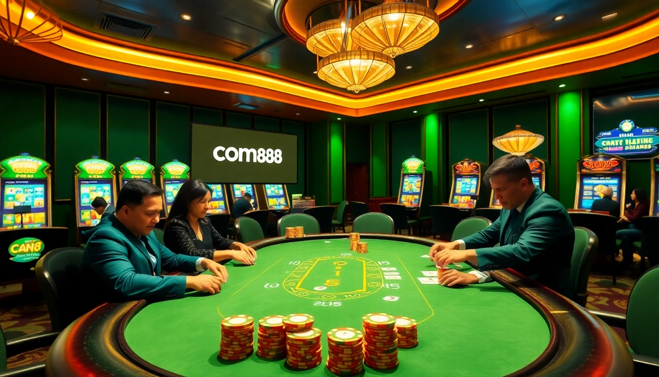 Experience the excitement of gambling with trang chủ cm88's vibrant online casino atmosphere.