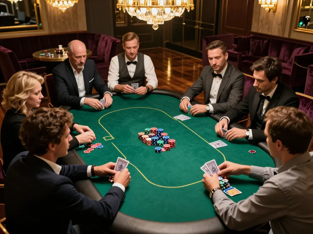 Tham gia link vào m88 mới nhất trong một trò chơi poker có cược cao với các người chơi đang lên kế hoạch cho các nước đi của họ.