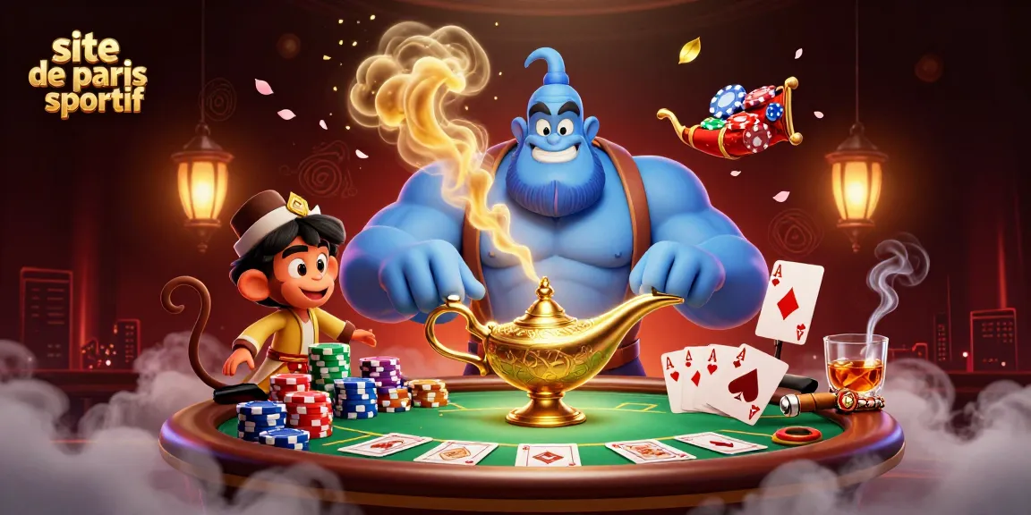 Pariez sur le site de paris sportif avec des personnages de jeu et des éléments de casino dynamiques.