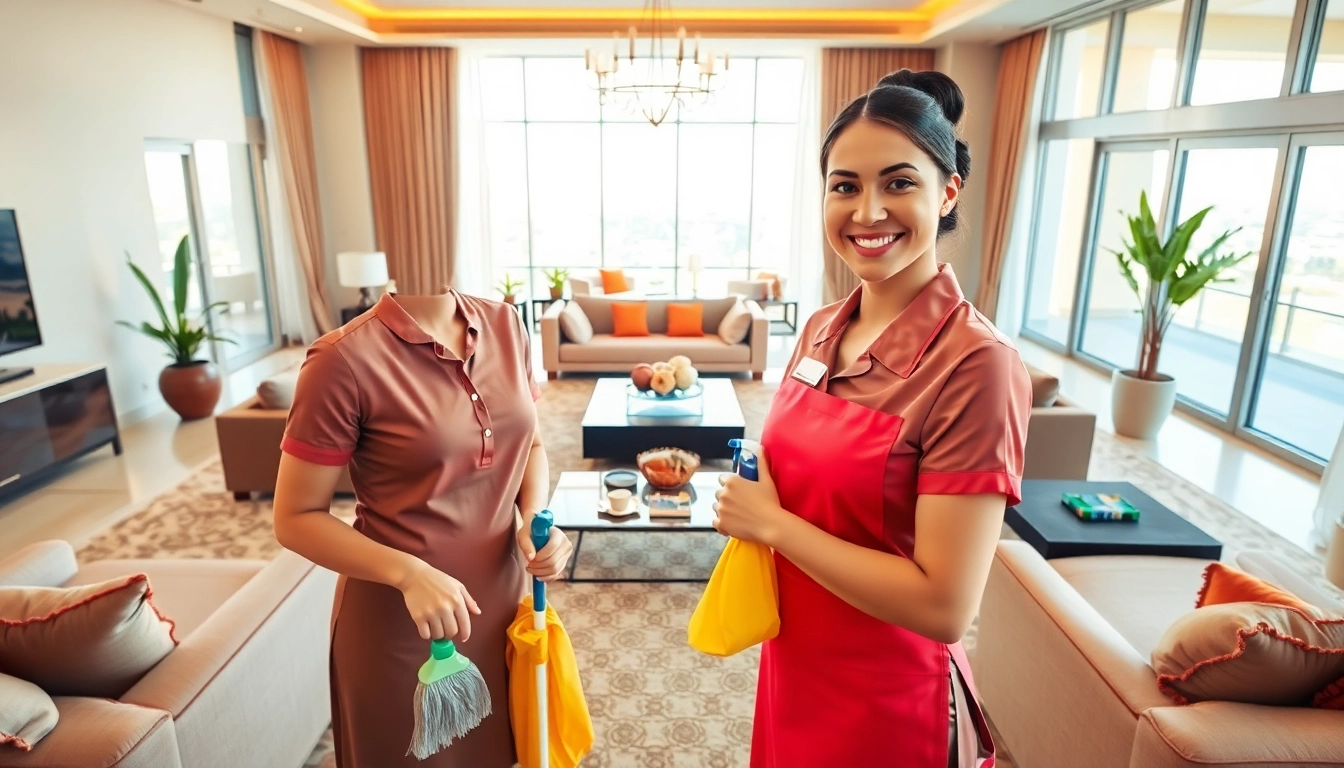 Hire a professional maid in Dubai offers expert cleaning in a stylish home environment.