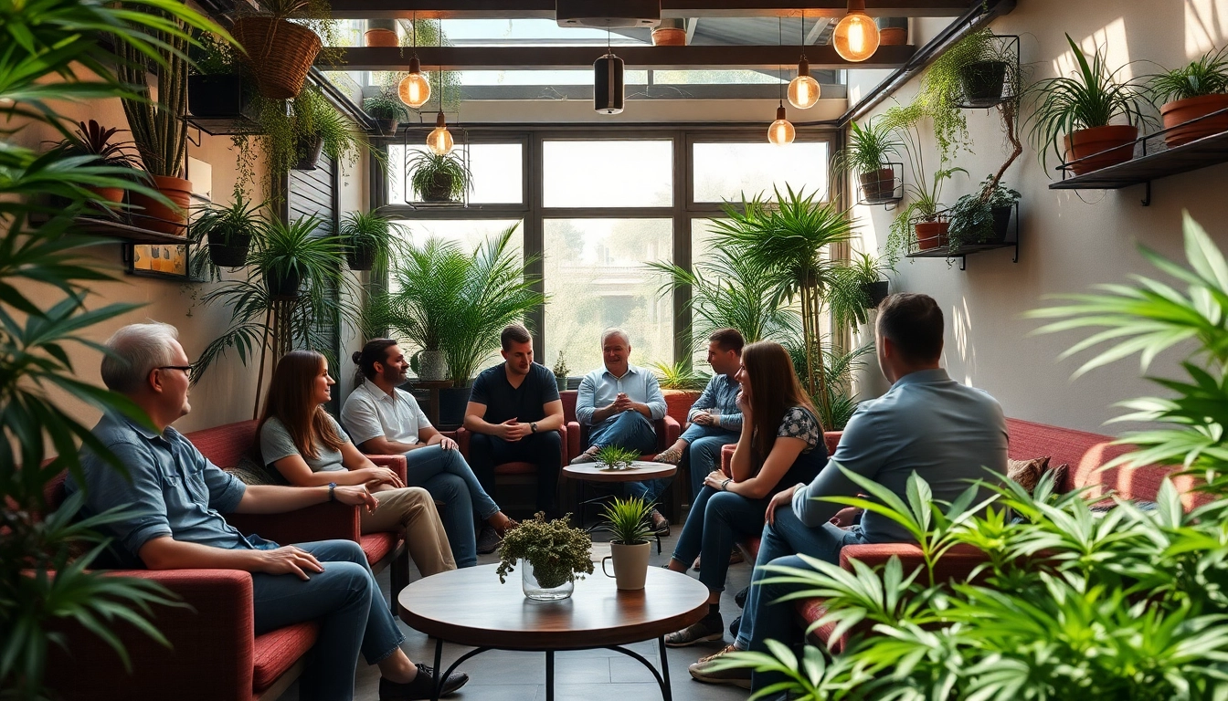 Visiting a Weed Club Lloret De Mar with a vibrant atmosphere and relaxed ambiance.
