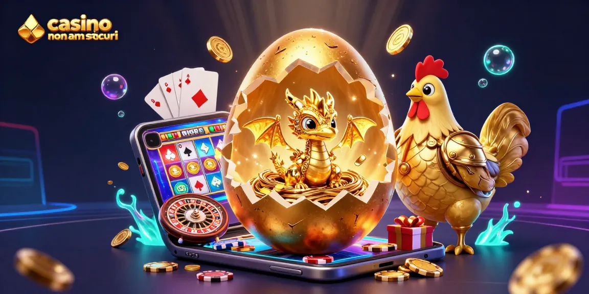 Vinci nel casino non AAMS sicuri, mentre il drago d'oro sorveglia le fiches sullo smartphone!