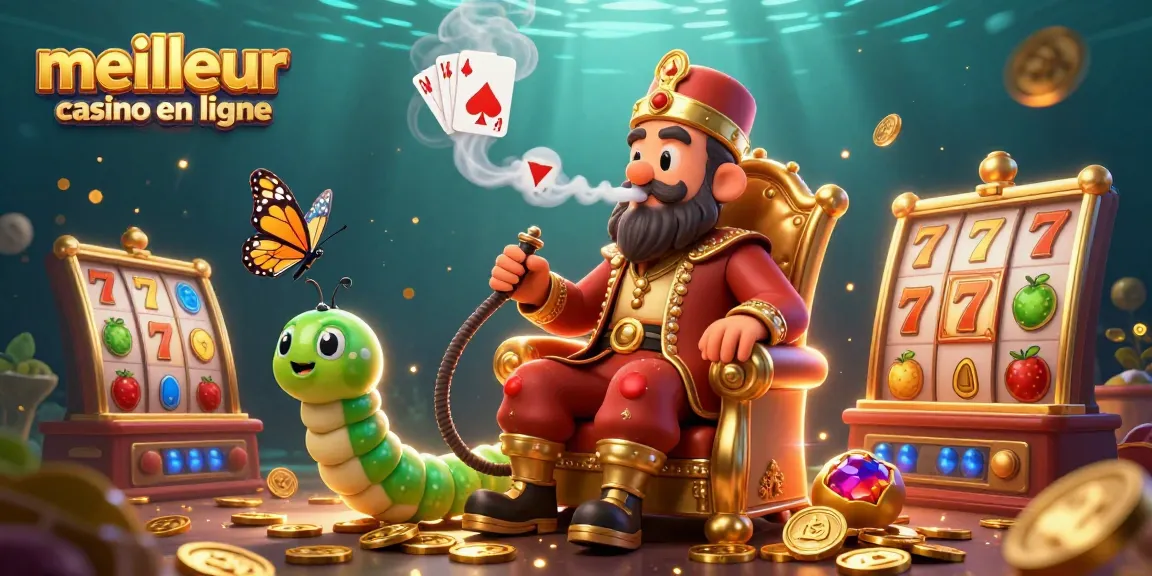 Découvrez le meilleur casino en ligne avec cette illustration captivante d'un maître du narguilé en costume ottoman.