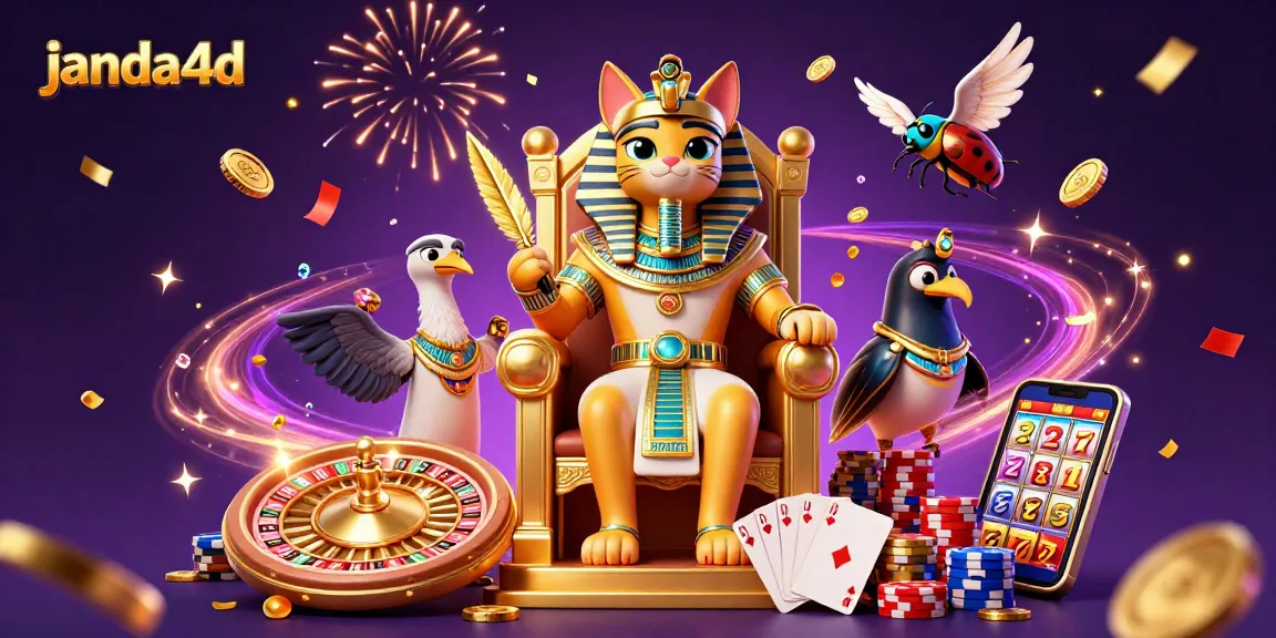Menangkan permainan slot gacor di janda4d dengan visual 3D menarik saat koin emas meluncur!
