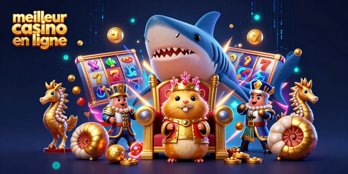Faites le grand saut dans le meilleur casino en ligne avec un roi hamster doré et ses gardes s'épanouissant.