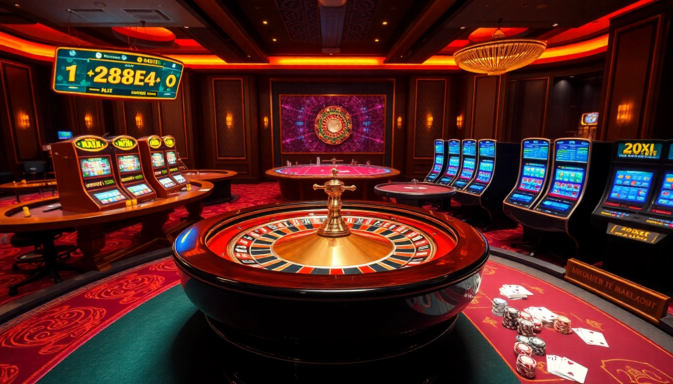 Experience luxury gaming live on 188bet.com with a vibrant casino featuring roulette, poker, and slot machines.