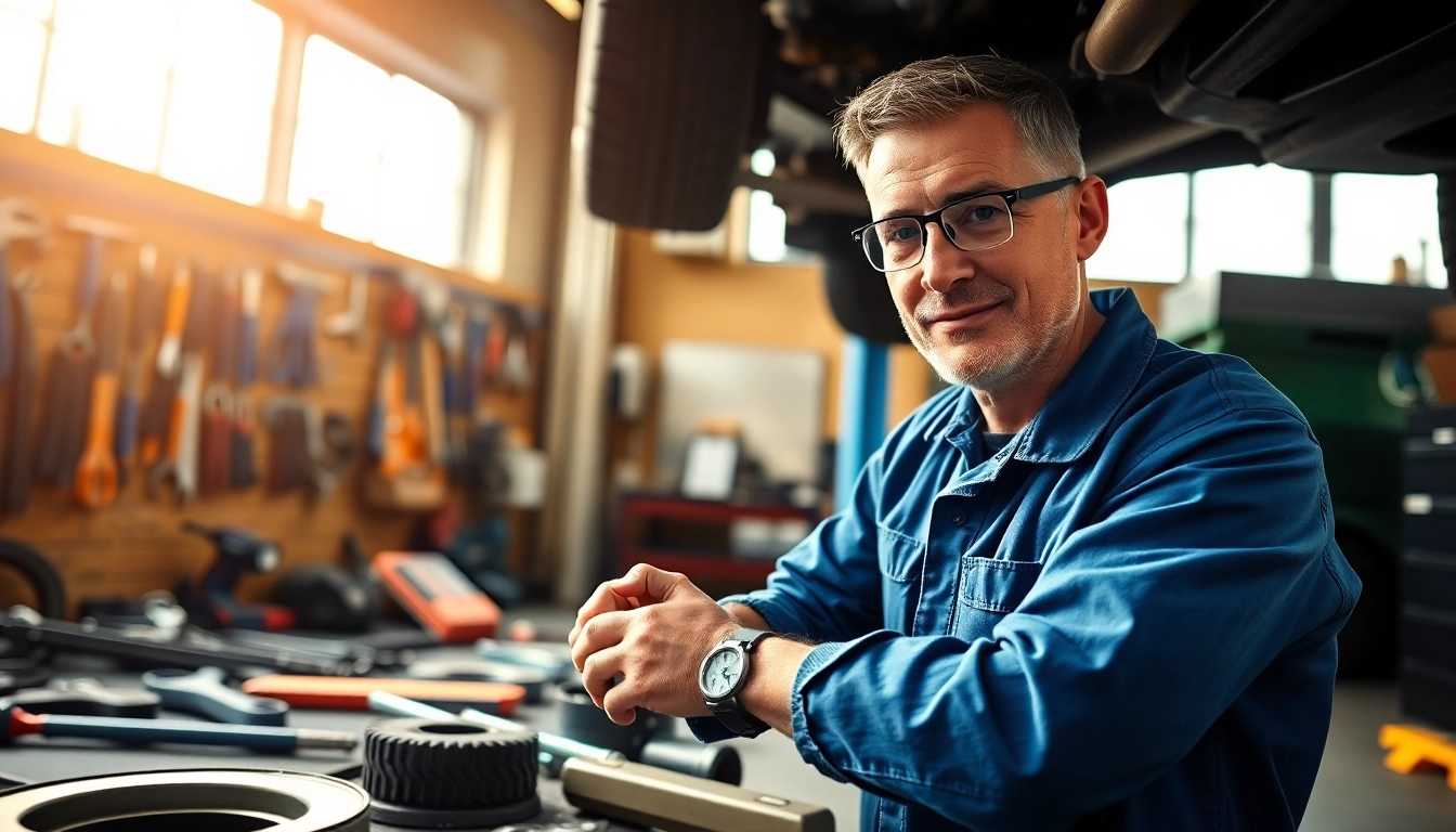 Kinghams expert mechanic servicing a Land Rover in a bright, organized workshop.