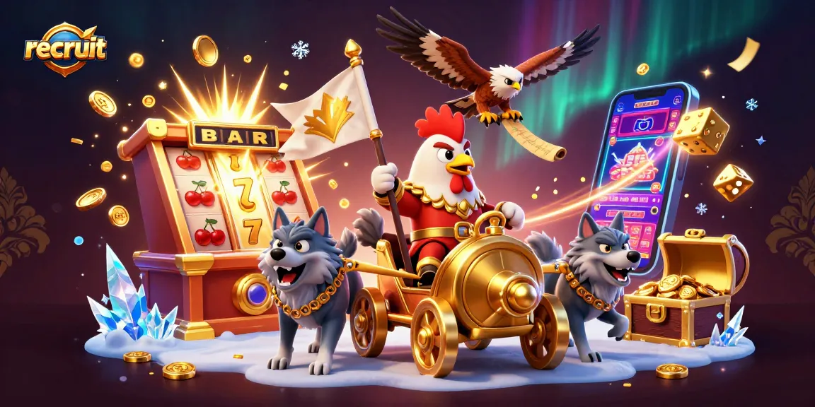 Recruit top strategies for winning at casino games with vibrant, dynamic illustration.