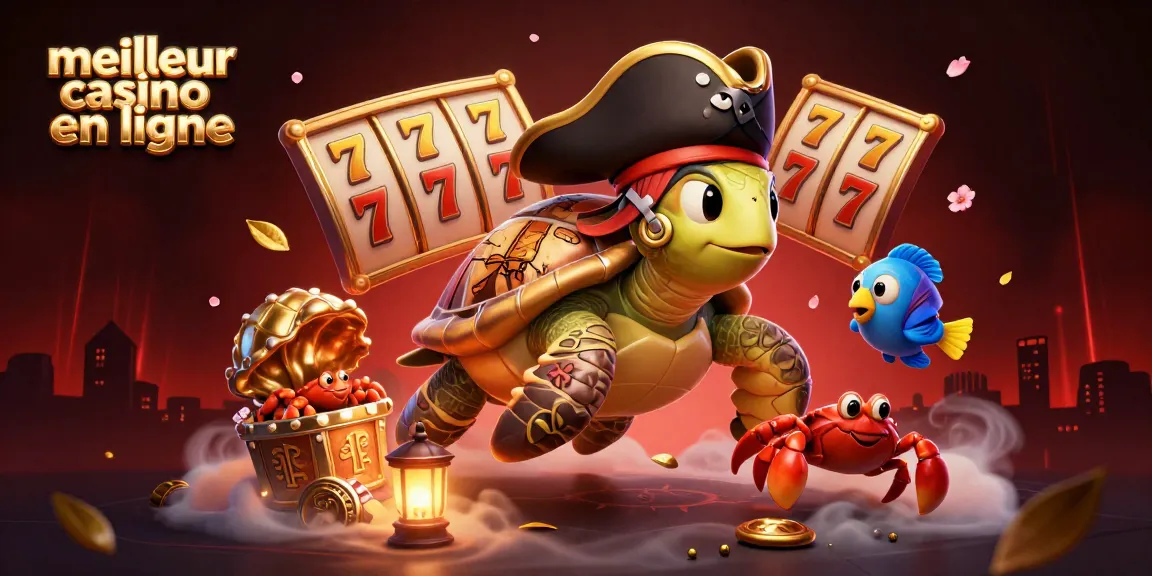 Découvrez le meilleur casino en ligne avec cette illustration immersive de personnages marins interactifs.