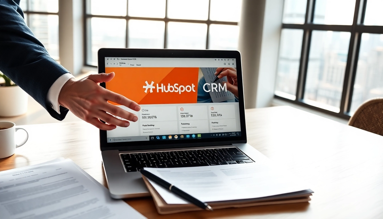 Utilizing HubSpot CRM free in a professional office environment enhances productivity.