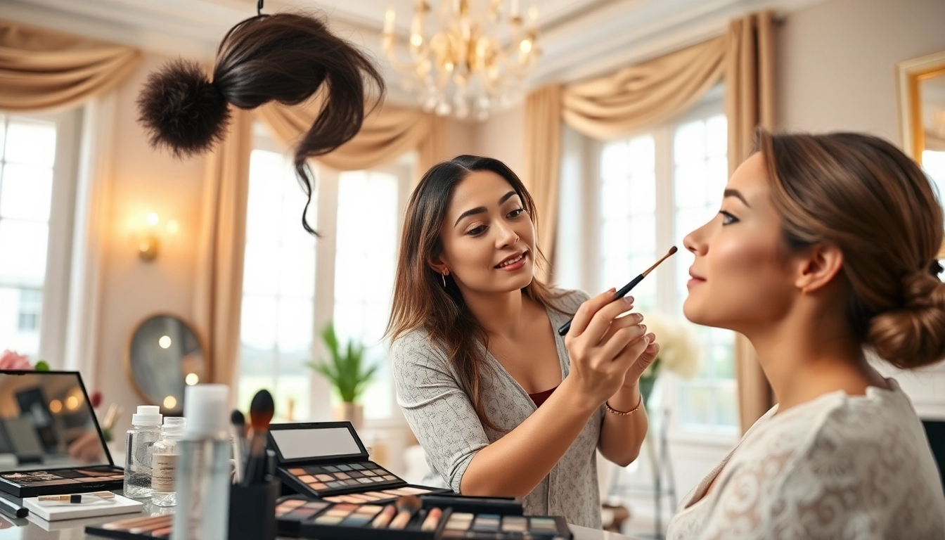 Wilmington Delaware makeup artist enhancing beauty with professional makeup services.