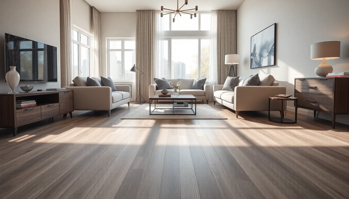 Transform your space with stunning chicago flooring that radiates elegance and warmth in a cozy living room.