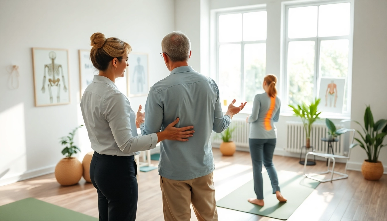 Learn effective back pain remedies with a professional physiotherapist in a calming setting.