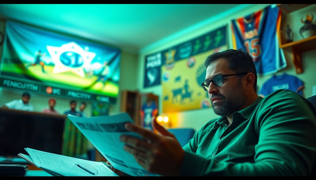 Analyzing statistics for today ipl winner prediction amidst an energetic cricket atmosphere.