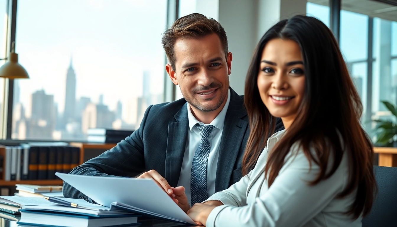 Consultation with a New York City Injury Lawyer in an office, showcasing professionalism and support.