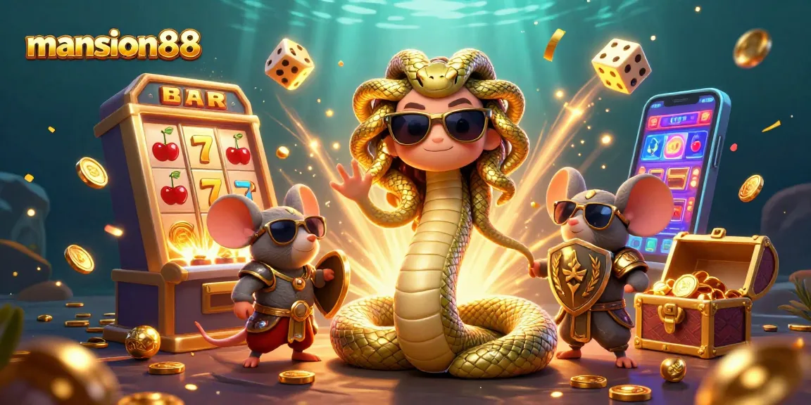 Experience the thrill of mansion88 with engaging characters in a vibrant casino scene.
