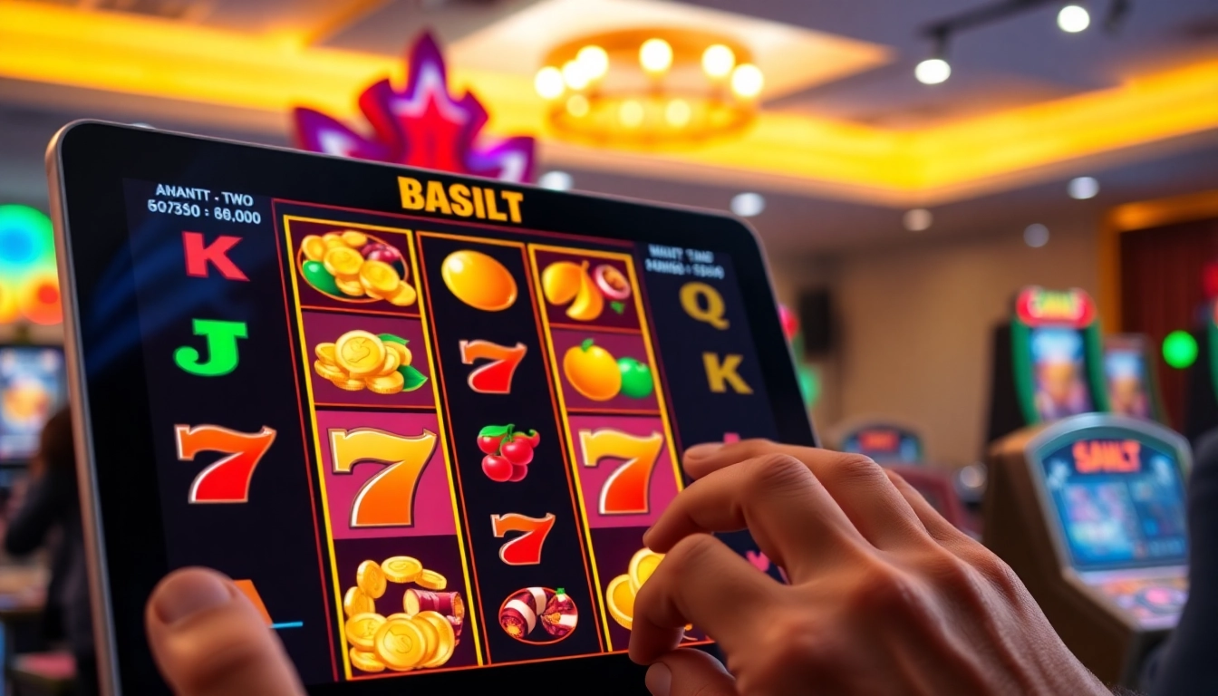 Mainkan ondel4d slot dengan antusias, menampilkan ikon menggoda di layar permainan