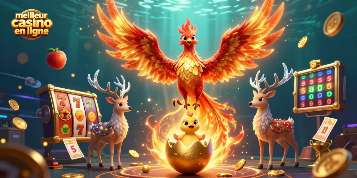 Pariez au meilleur casino en ligne avec cette illustration captivante de phénomènes mystiques et éléments de jeu.