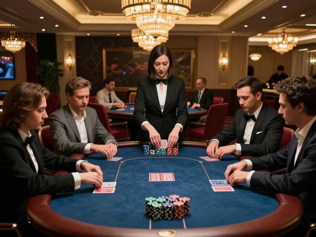 KJC focuses on high-stakes poker action in an upscale casino environment