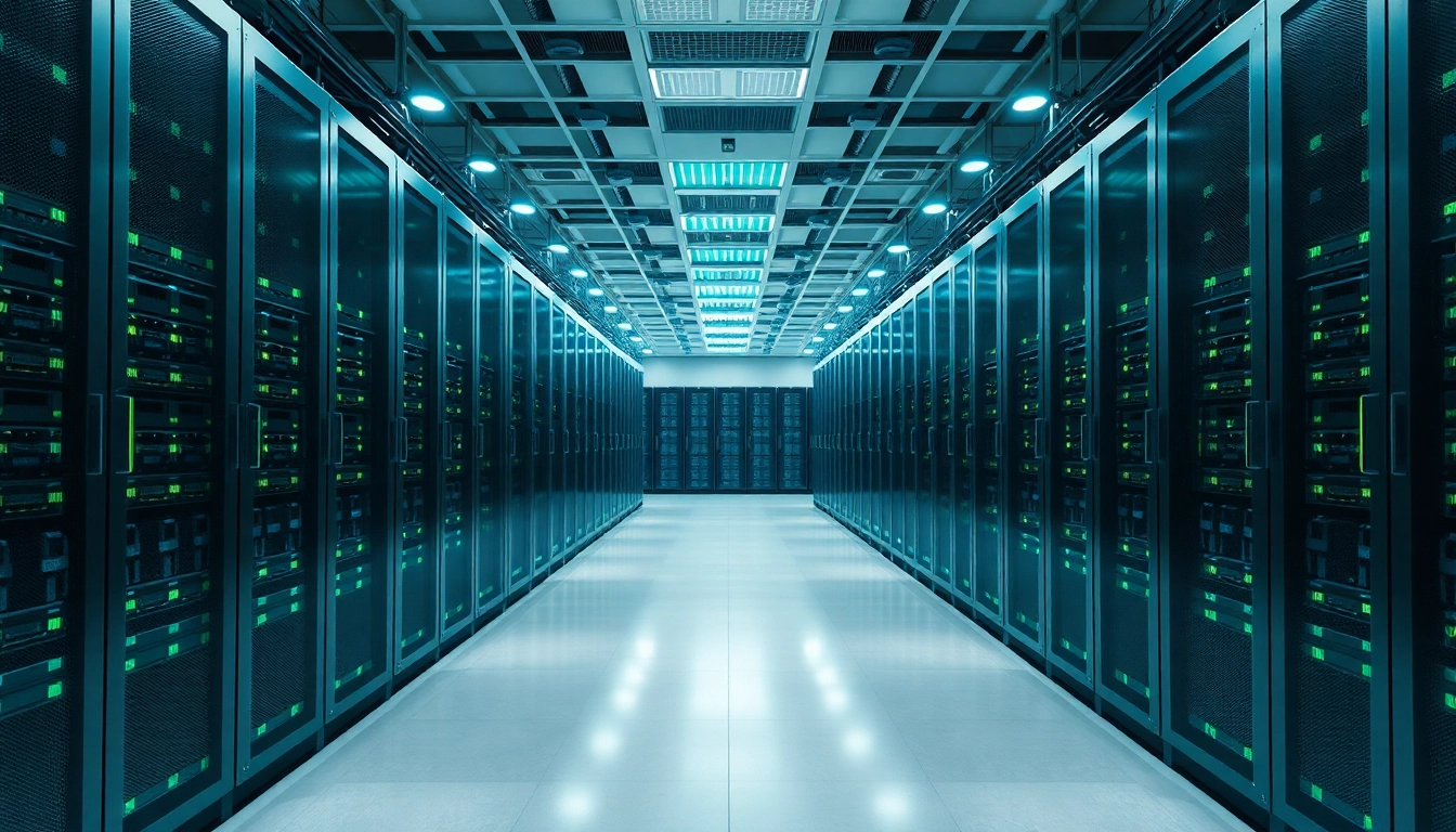 Cirt data center providing efficient server management in a professional setting.